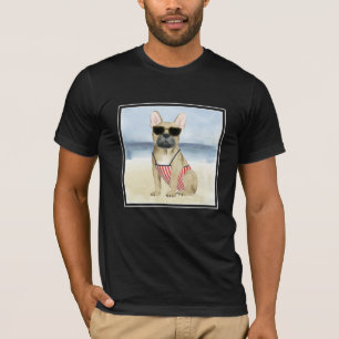 Camiseta Perro caliente  Cachorros En La Playa