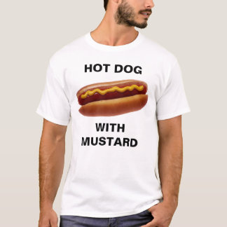 Camiseta Perro caliente con mostaza