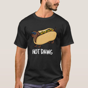 Camiseta Perro caliente Dawg Funny En Bun Pun Dark BG