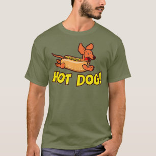 Camiseta Perro caliente de Dachshund para hombres mujeres n