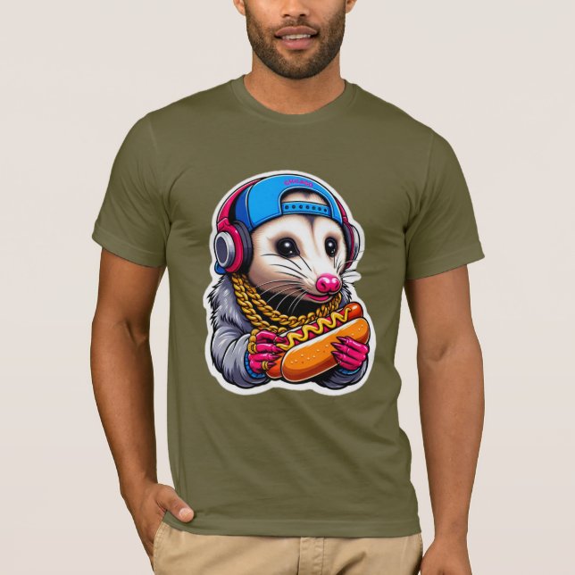 CAMISETA PERRO CALIENTE DE OPOSSUM 5 (Anverso)