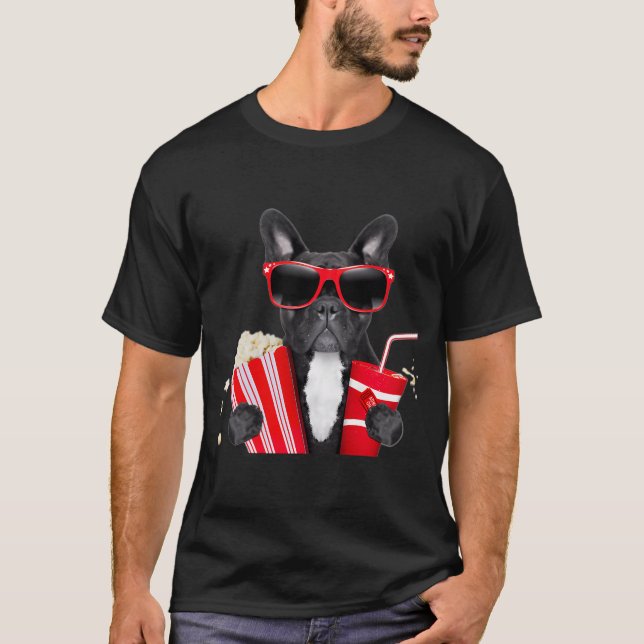 Camiseta Perro caliente de Pug Cinema (Anverso)