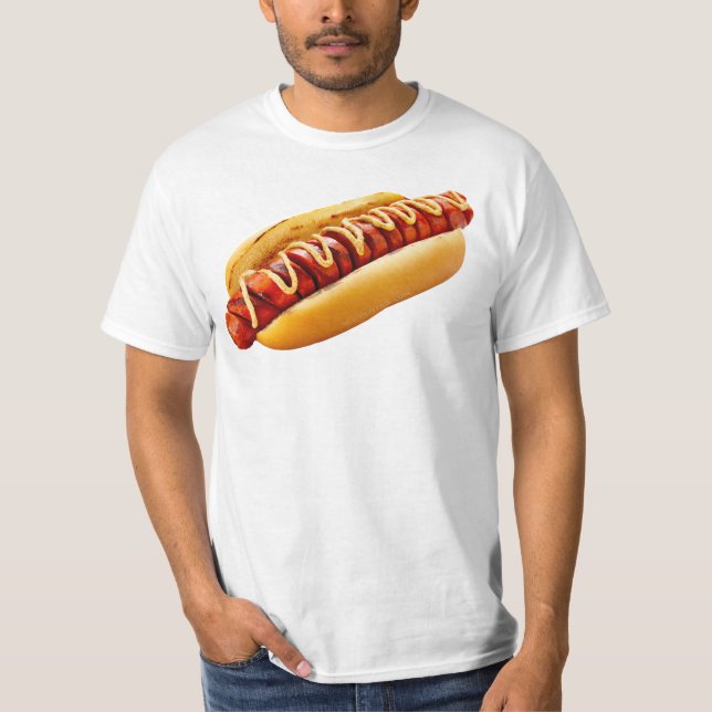 Camiseta Perro caliente de SlipperyJoe's con ambiente de ba (Anverso)
