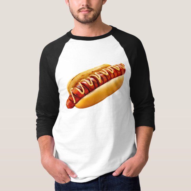 Camiseta Perro caliente de SlipperyJoe's con ambiente de ba (Anverso)