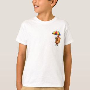 Camiseta Perro Caliente Día de Playa Niños