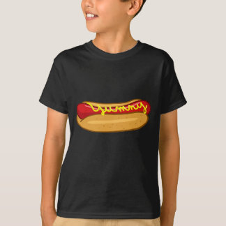Camiseta perro caliente divertido actuación de amante de pe