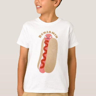 Camiseta Perro caliente divertido lindo personalizado Weine