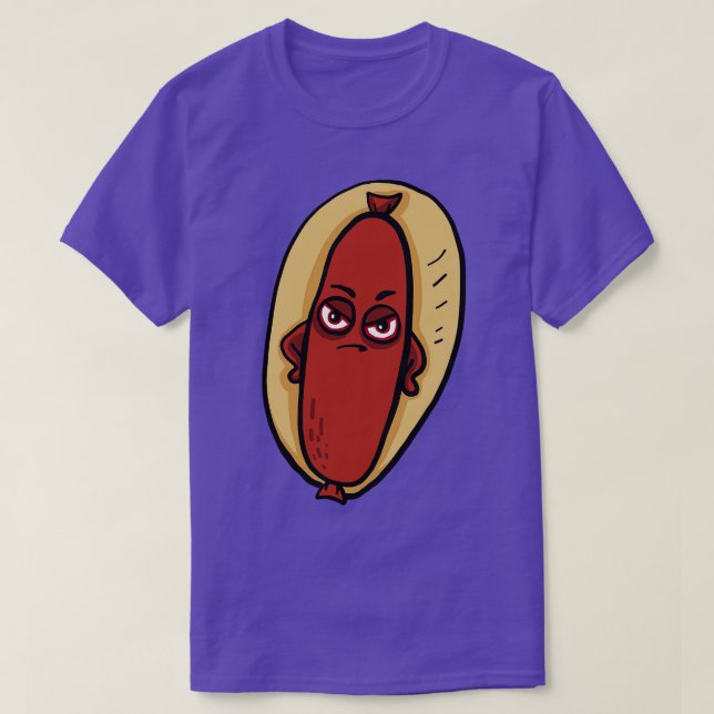CAMISETA PERRO CALIENTE ENOJADO (Diseño del anverso)