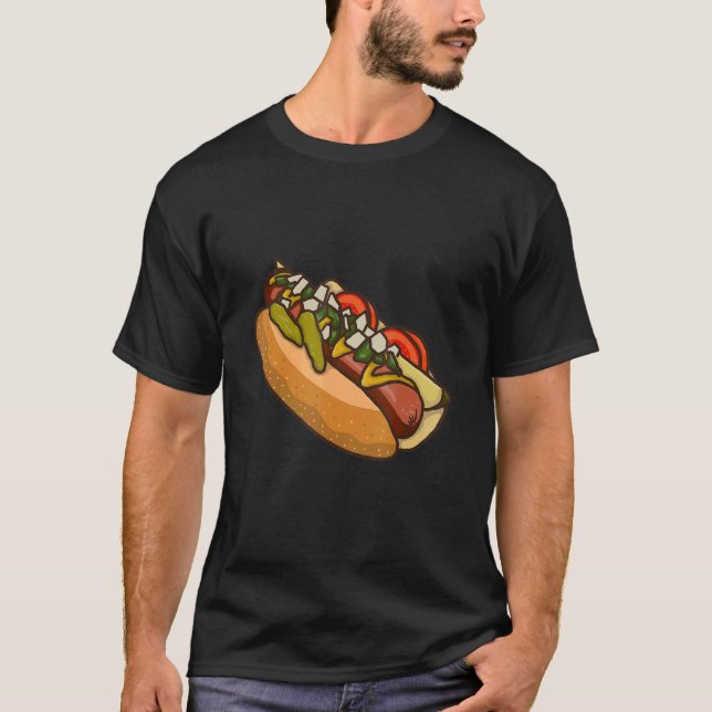 Camiseta Perro caliente estilo Chicago (Anverso)