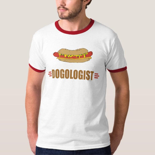 Camiseta Perro caliente gracioso (Anverso)