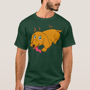Camiseta Perro caliente gracioso Mascota calor Perro picant
