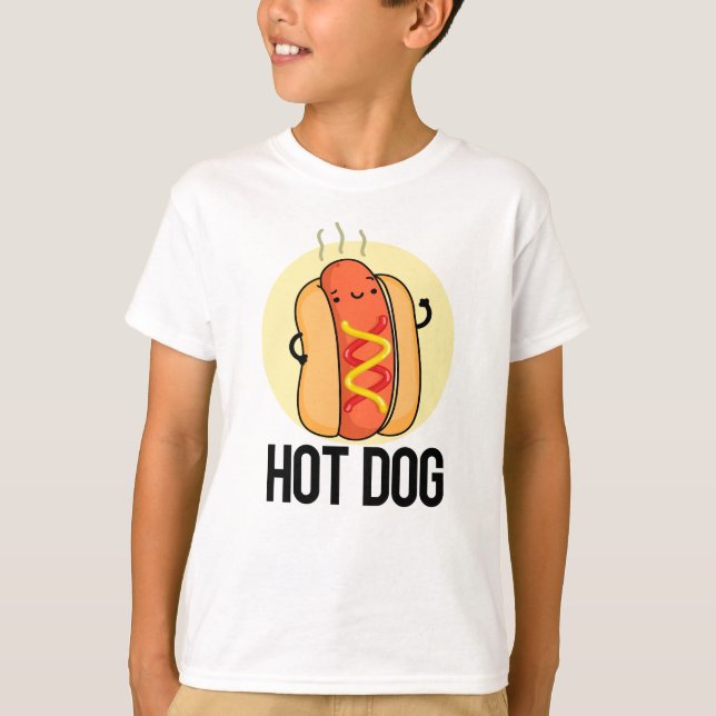 Camiseta Perro caliente Gracioso Snack Pun (Anverso)