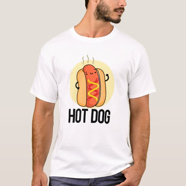 Camiseta Perro caliente Gracioso Snack Pun (Anverso)