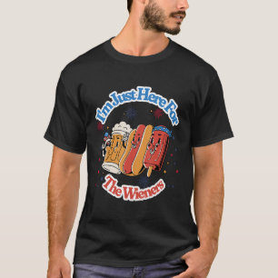 Camiseta Perro Caliente Groovy Estoy Aquí Solo Por Las Salc