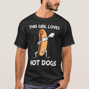 Camiseta Perro Caliente Guay Para Chicas Niños Rascados De 