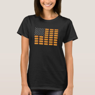 Camiseta Perro Caliente Hotdog Bandera Estadounidense 4 De 