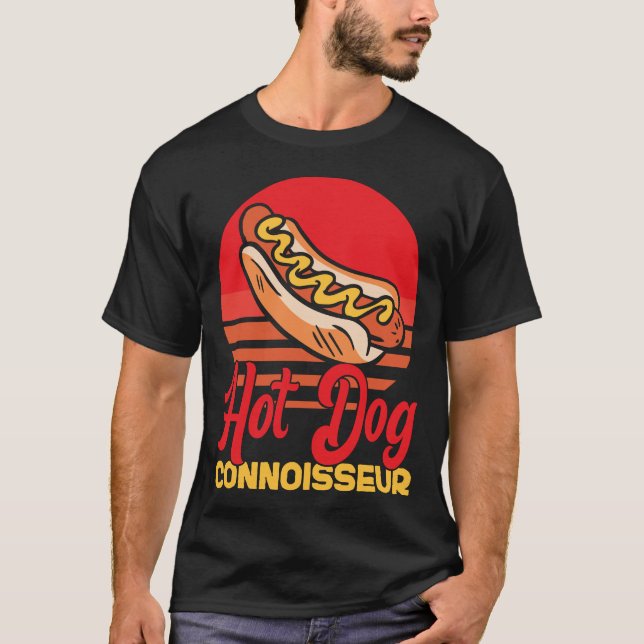 Camiseta Perro caliente Perro caliente Connoisseor Retro (Anverso)