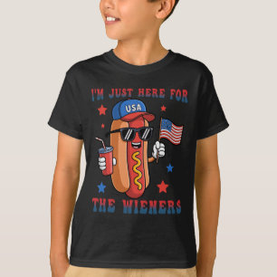 Camiseta Perro Caliente Solo Estoy Aquí Por Salchichas 4 De