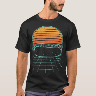 Camiseta Perro caliente Sunset Retro Hotdog Sausage Frankfu
