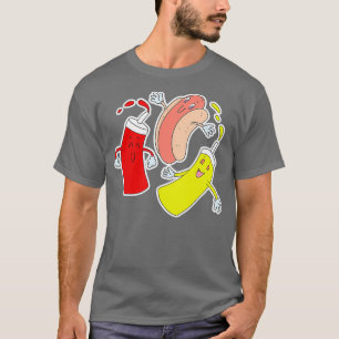 Camiseta Perro caliente y amigos divertidos diseñan en Ketc