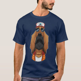 Camiseta Perro camionero I Bloodhound conductor de camión