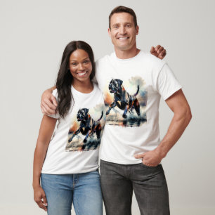 Camiseta perro Cane Corso acuarela