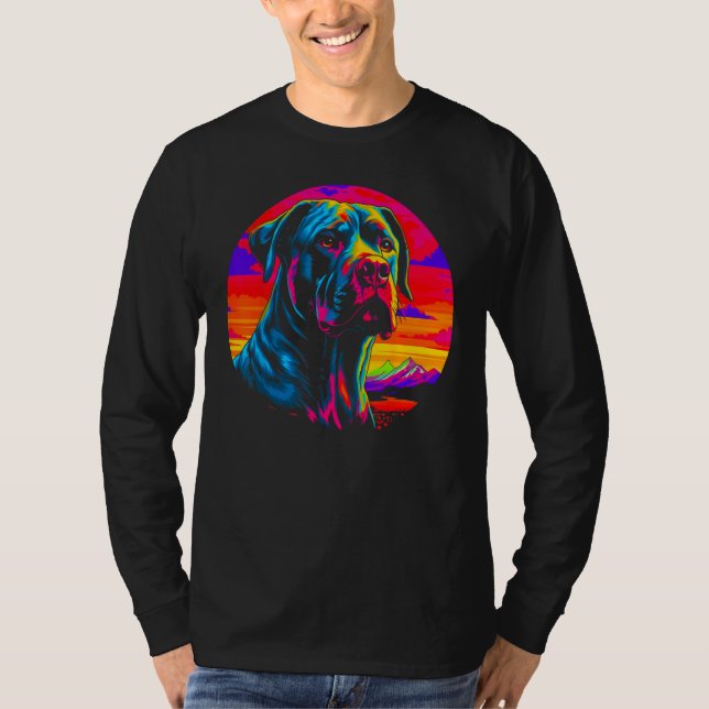 Camiseta Perro Cane Corso Atardecer (Anverso)