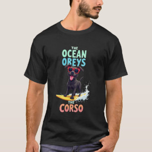 Camiseta Perro Cane Corso Surfista Genial