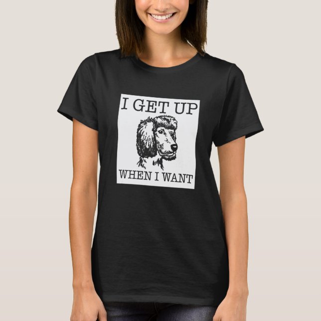 Camiseta perro caniche (Anverso)