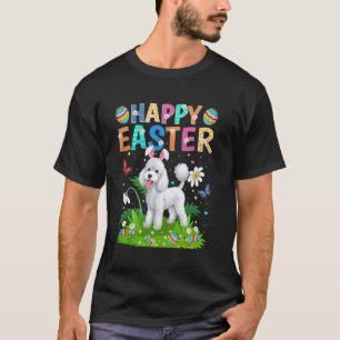 Camiseta Perro Caniche Feliz Pascua de Resurrección Caza de