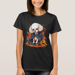 Camiseta Perro Caniche Halloween