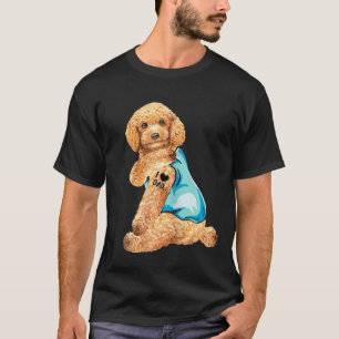 Camiseta Perro Caniche Me encanta mamá tatuada mamá madre
