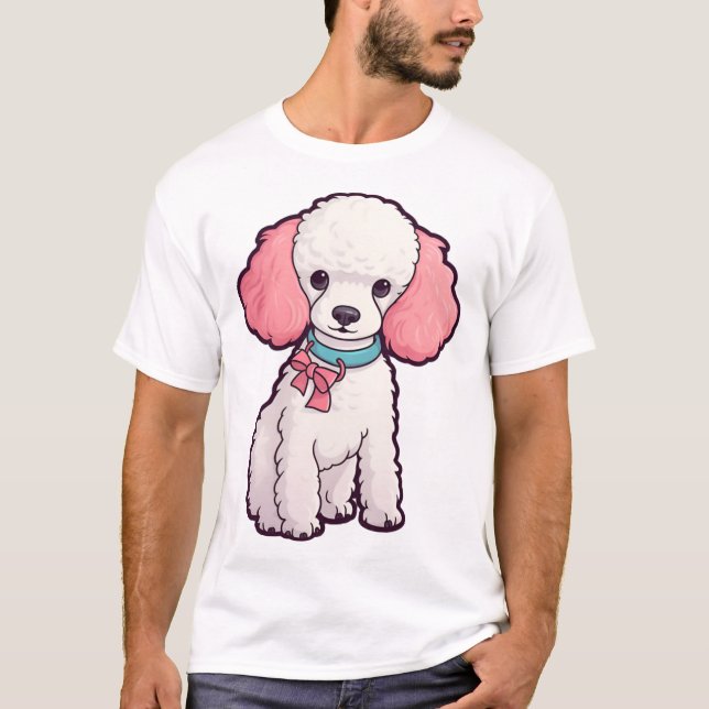 Camiseta Perro Caniche Super Lindo (Anverso)
