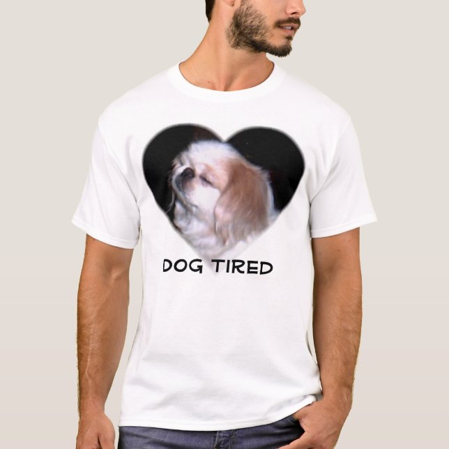 Camiseta Perro cansado (Anverso)