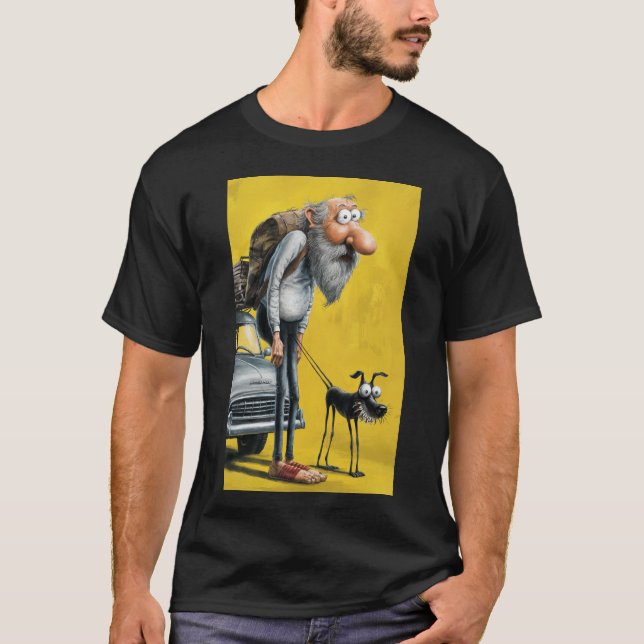 Camiseta perro caprichoso (Anverso)