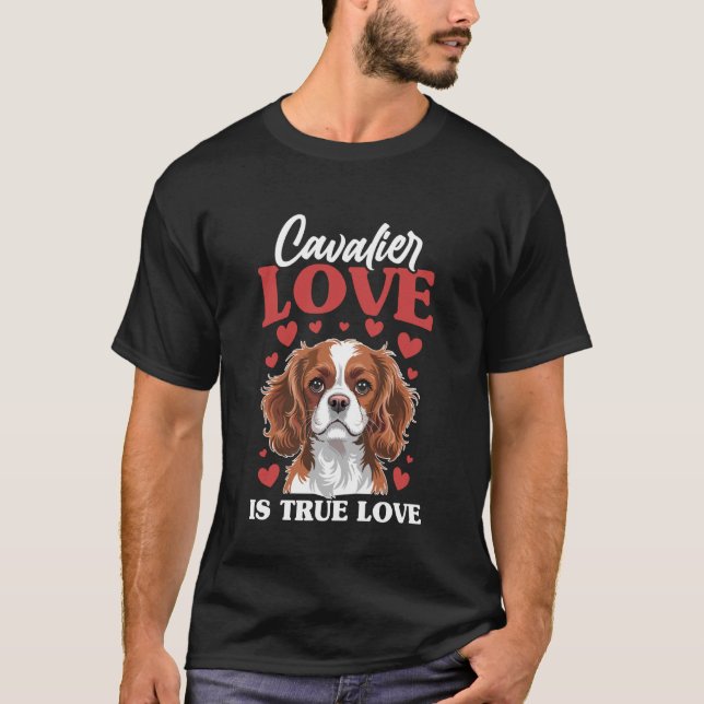 Camiseta Perro Cavalier King Charles Spaniel (Anverso)