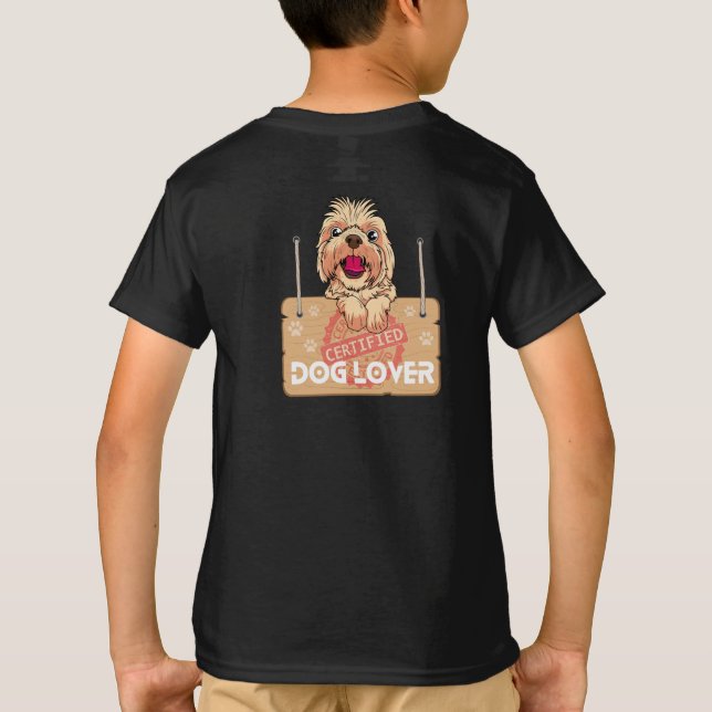 Camiseta Perro certificado Lover (Reverso)