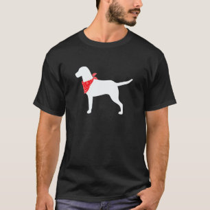 Camiseta Perro Chesapeake Bay Retriever con pañuelo rojo