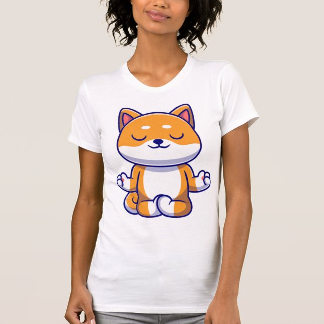 Camiseta Perro chiba chiba u haciendo personalizado de medi (Anverso)