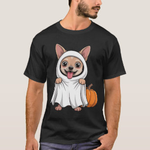 Camiseta Perro Chihuahua con disfraz de fantasma blanco Per