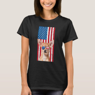 Camiseta Perro Chihuahua Para Hombres Niños Marrón Chiwawa 