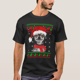 Camiseta Perro Chihuahua Perro Navidades suéteres feos cach