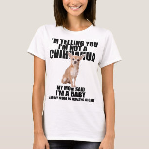 Camiseta Perro Chihuahua te digo que no soy un Chihuahua