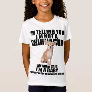 Camiseta Perro Chihuahua te digo que no soy un Chihuahua