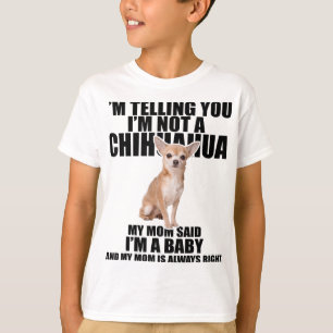Camiseta Perro Chihuahua te digo que no soy un Chihuahua