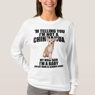 Camiseta Perro Chihuahua te digo que no soy un Chihuahua