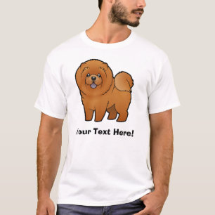 Camiseta Perro chino de perro chino del dibujo animado