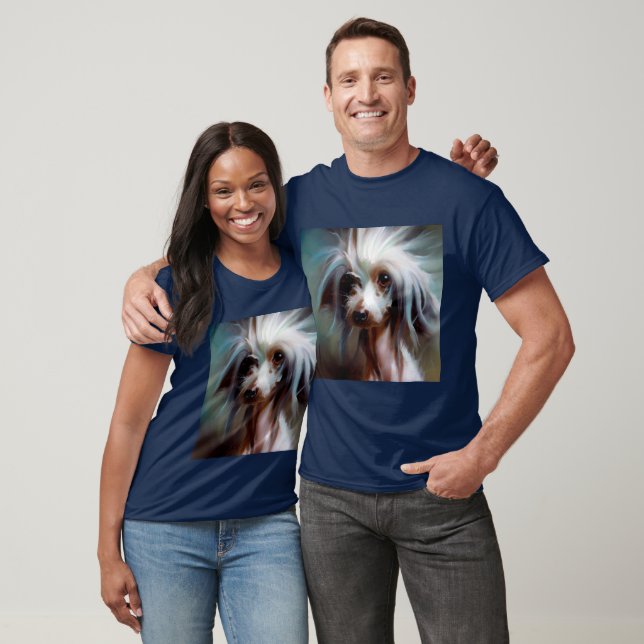Camiseta Perro chino en reposo (Unisexo)