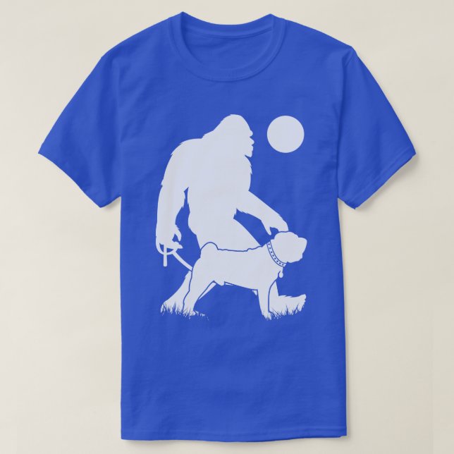 Camiseta Perro chino Shar Pei caminando (Diseño del anverso)