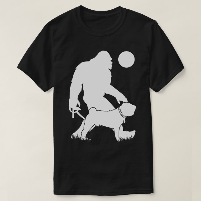 Camiseta Perro chino Shar Pei caminando (Diseño del anverso)